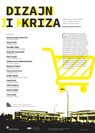 Plakat kolegija Dizajn i kriza. Autor Damir Midžić, 2016.